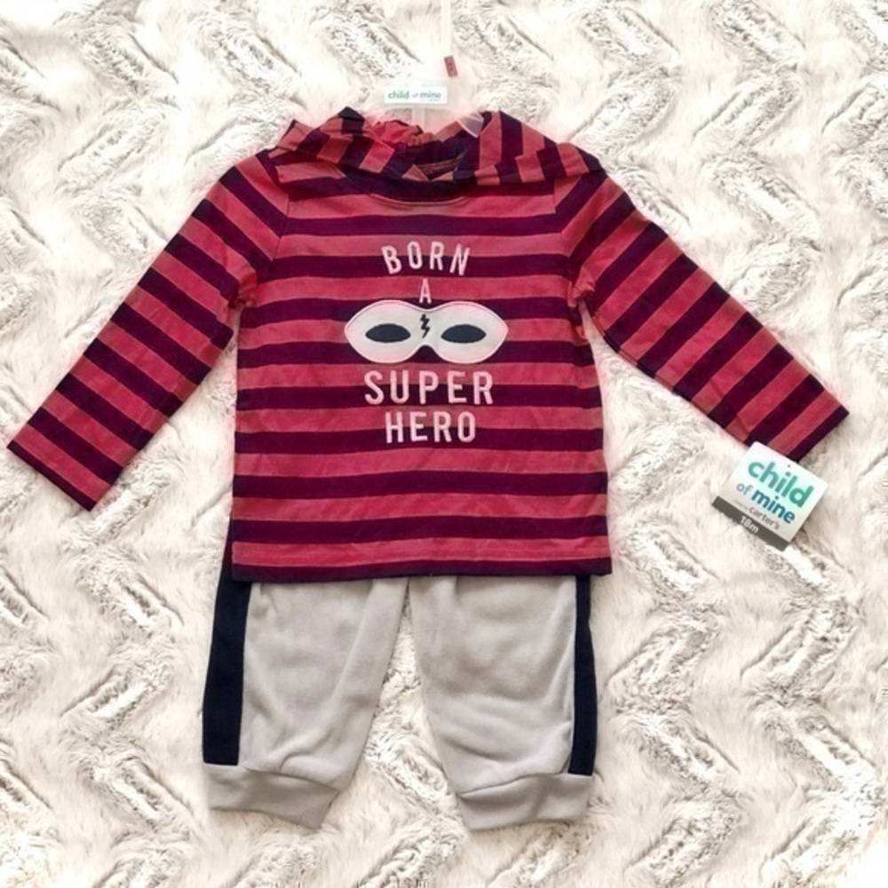 Child of Mine 2 piece superhero set